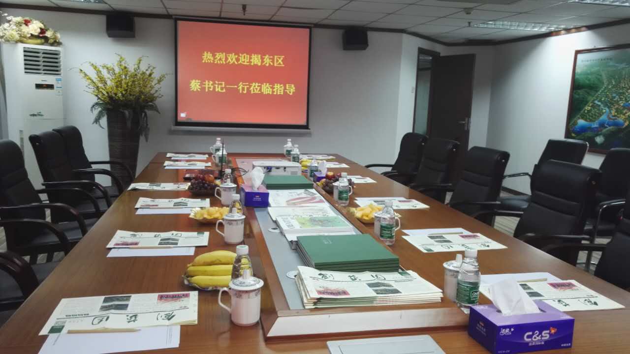 揭东区委蔡淡群书记一行莅临BG大游参观考察